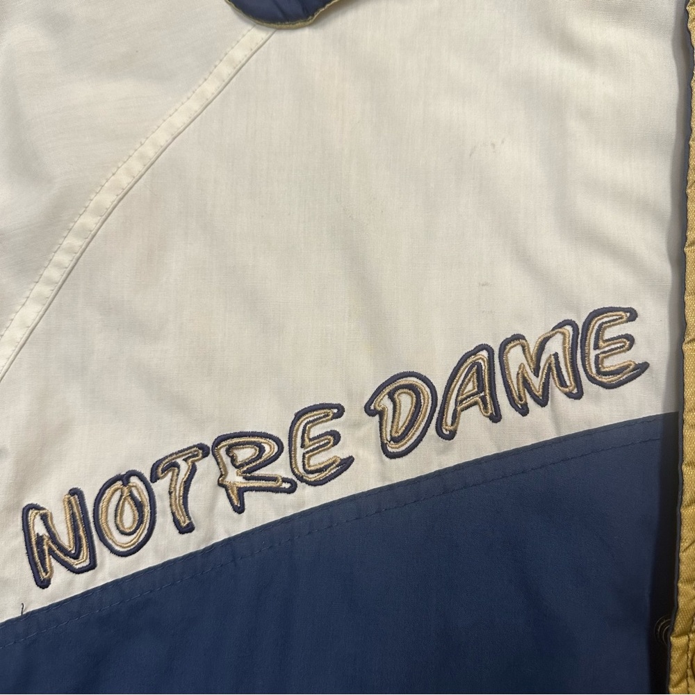 Vintage Notre Dame Fighting Irish Script Puffer Jacket - Picture 3 of 7